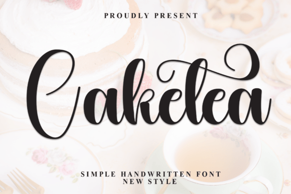 Caketea: A Modern Script Font for Creative Projects
