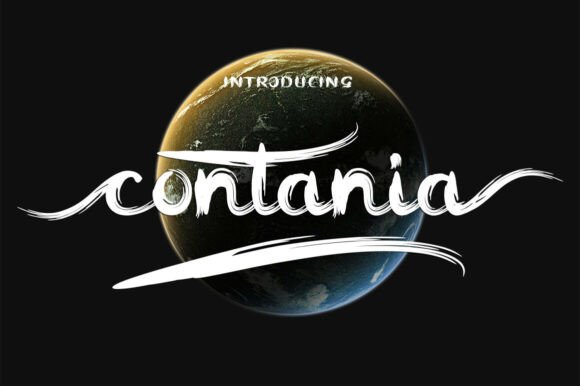 Contania: The Modern Script Font for Elegant Design