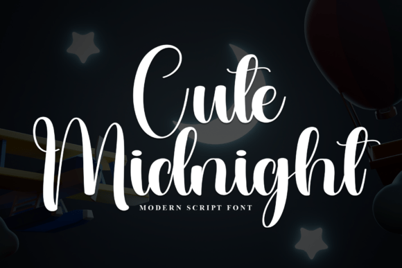 Cute Midnight: A Script Font Blending Elegance and Modern Charm