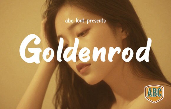 Goldenrod Font: Infuse Your Designs with Sunny, Breezy Energy