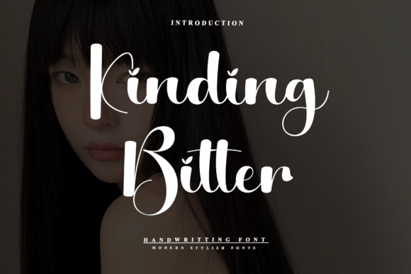 Kinding Bitter: The Script Font of Evening Elegance