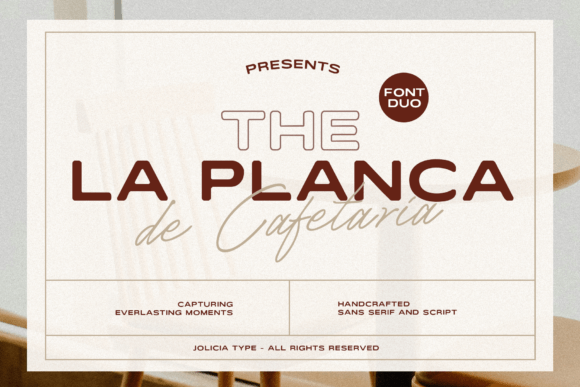 La Planca De Cafetaria: A Modern Font Duo for Timeless Design