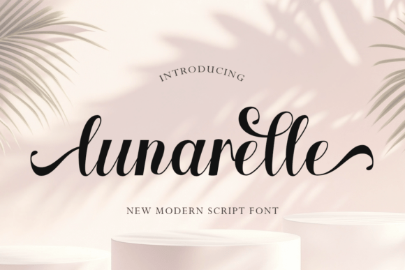Lunarelle: A Modern Script Font with Celestial Grace