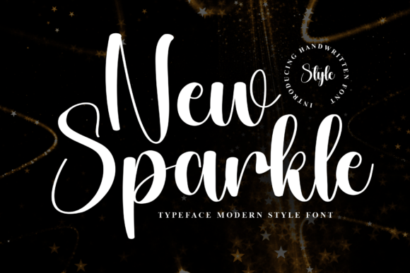 New Sparkle: The Modern Script Font for Creative Projects
