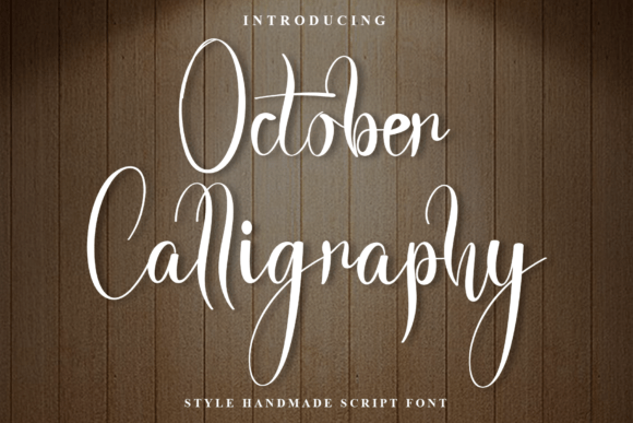 October Calligraphy: Autumn Elegance in Every Letter
