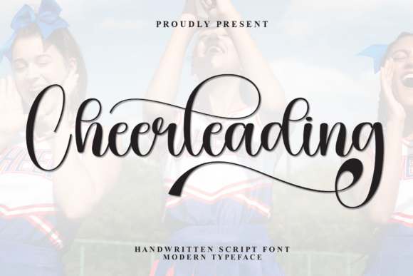 The Cheerleading Font: A Modern Script for Elegant Design