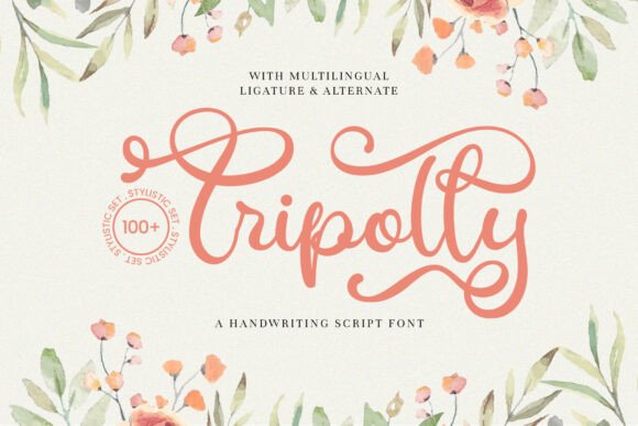 Tripolly: The Delicate Script for Modern Branding