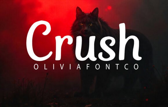 Unleash Bold Energy with the Crush Typeface
