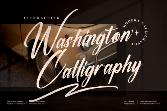 Washington Calligraphy: Elegance for Every Creative Project