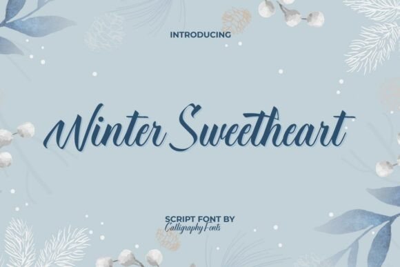 Winter Sweetheart: Capturing Seasonal Elegance in Your Designs